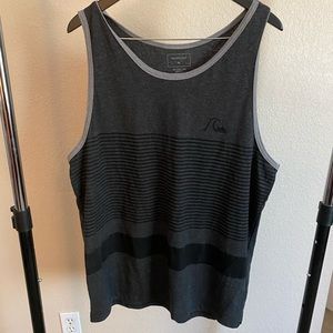 Quicksilver tank top size 2XL. Grey and black